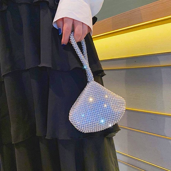 Handbags - Sparkly mini evening clutch/bag